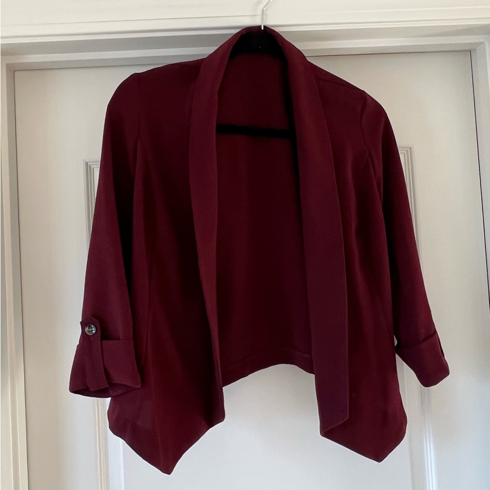Maroon blazer